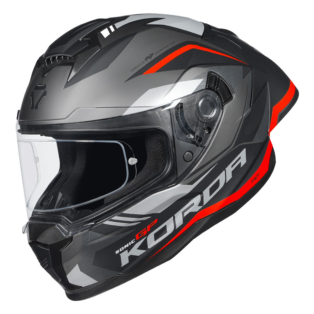 Korda Sonic GP Troy Helmet (Red)