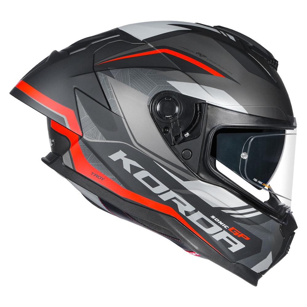 Korda Sonic GP Troy Helmet (Red) side