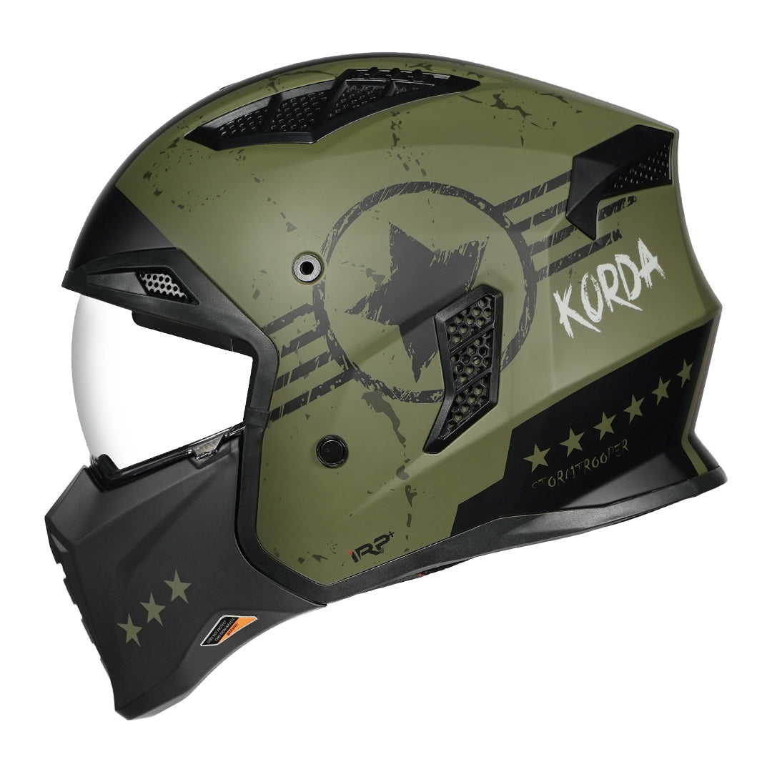 Korda StormTrooper Hero Helmet side without peak