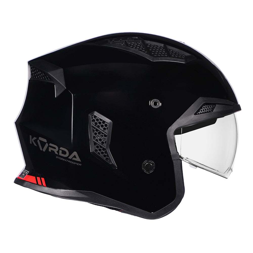 Korda StormTrooper Solid Helmet side without peak and chin