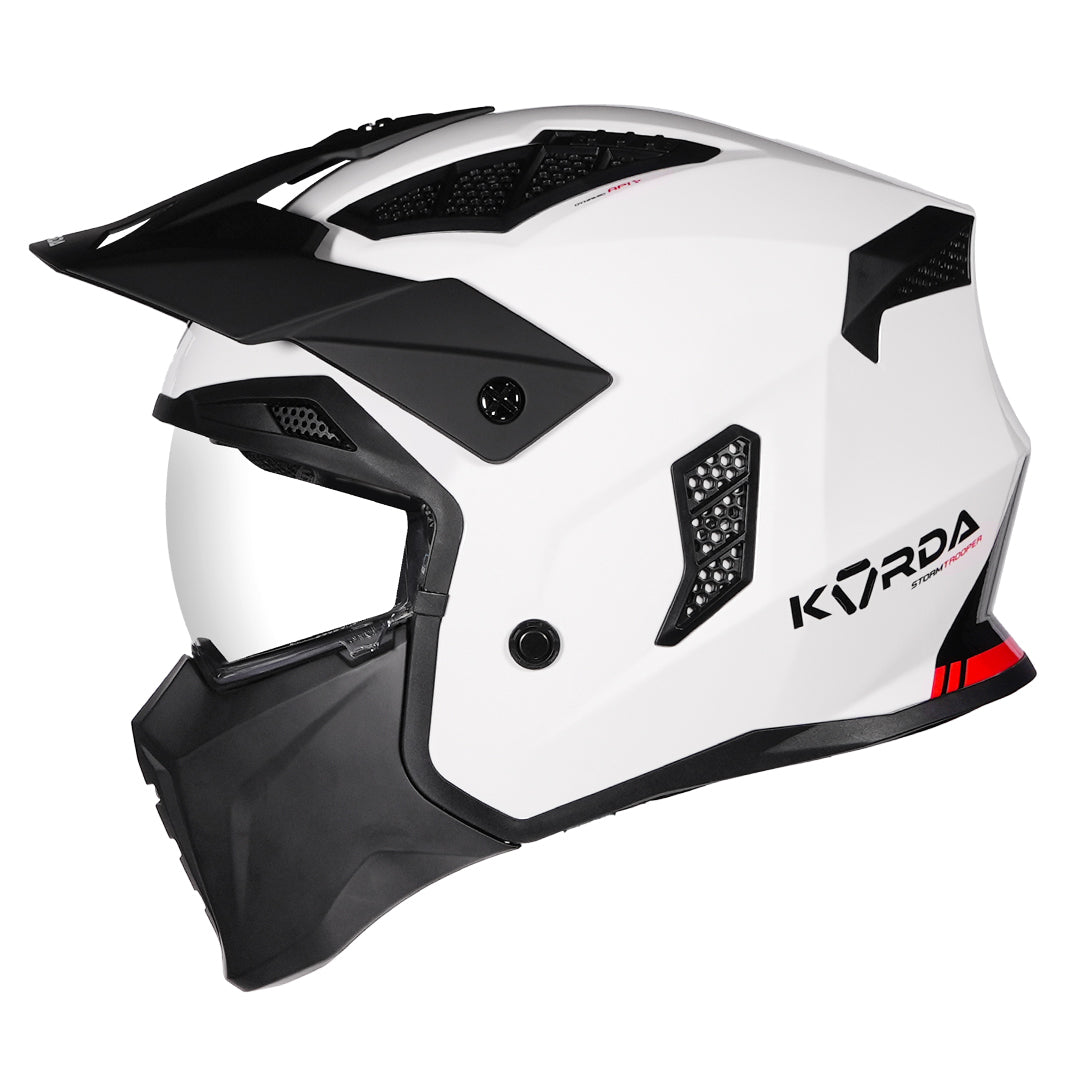 Korda StormTrooper Solid Helmet (White) side