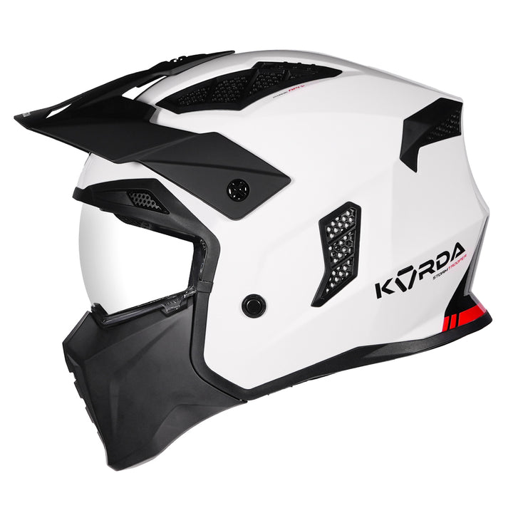 Korda StormTrooper Solid Helmet (White) side