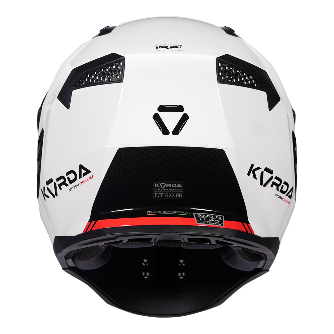 Korda StormTrooper Solid Helmet (White) back