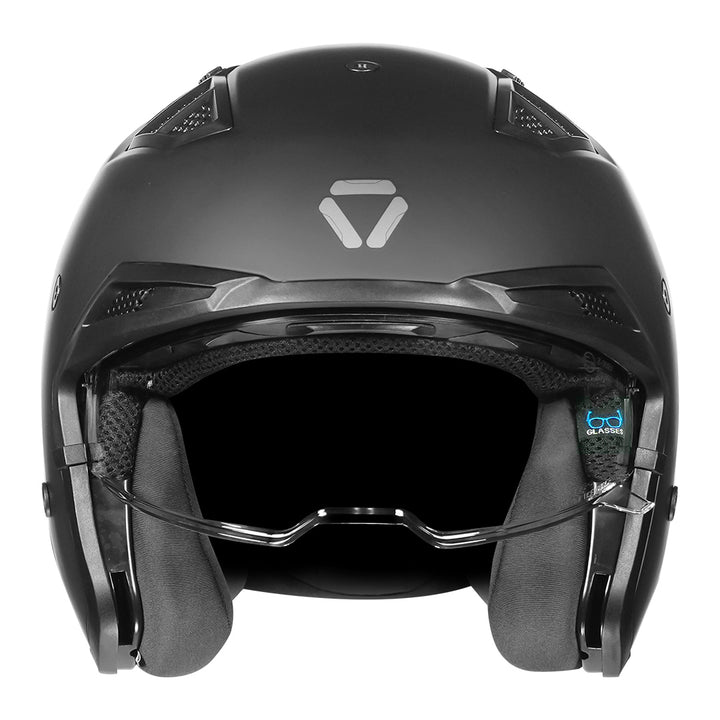 Korda StormTrooper Solid Helmet (Matt Black) front