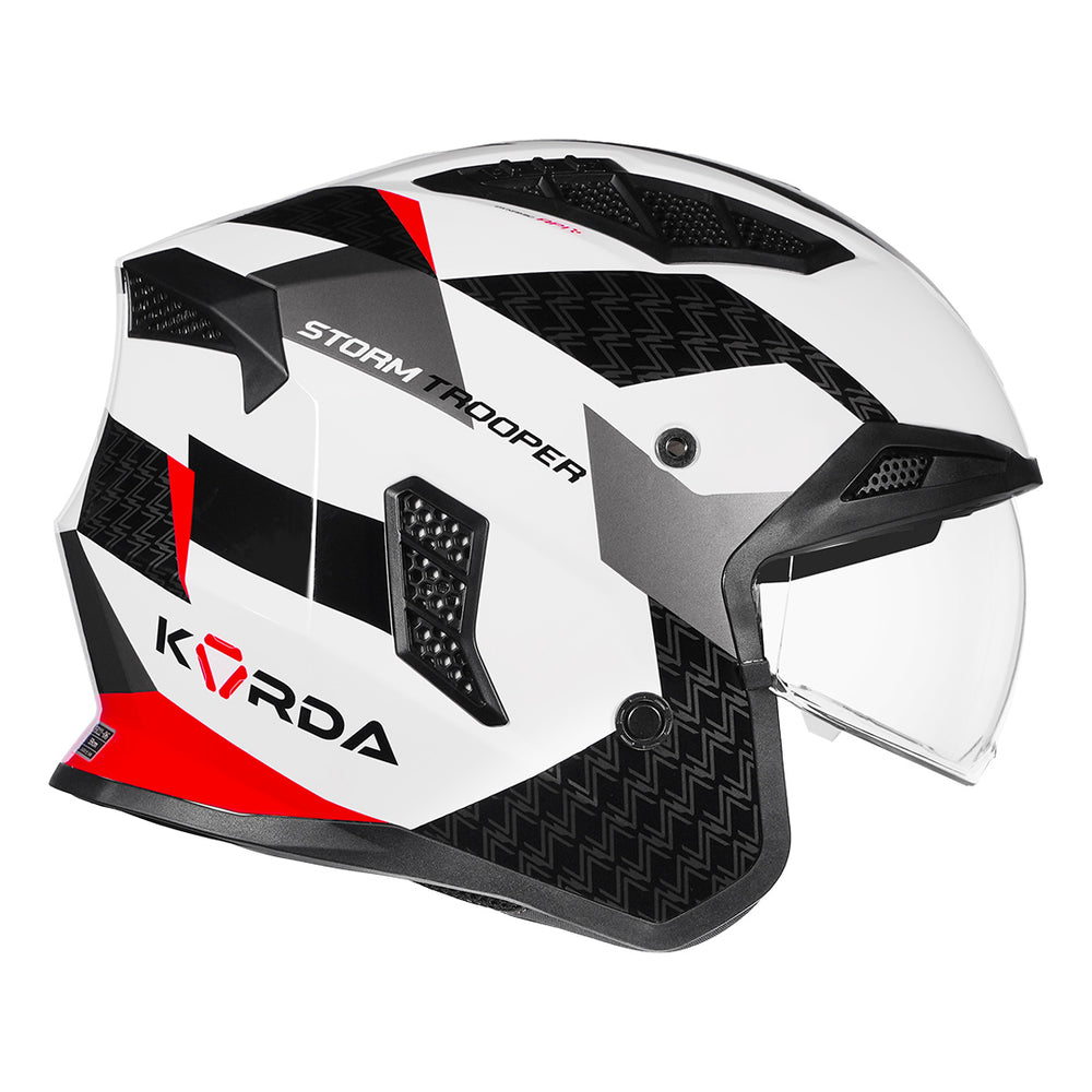 Korda StormTrooper Xoe Helmet (Red) open-face