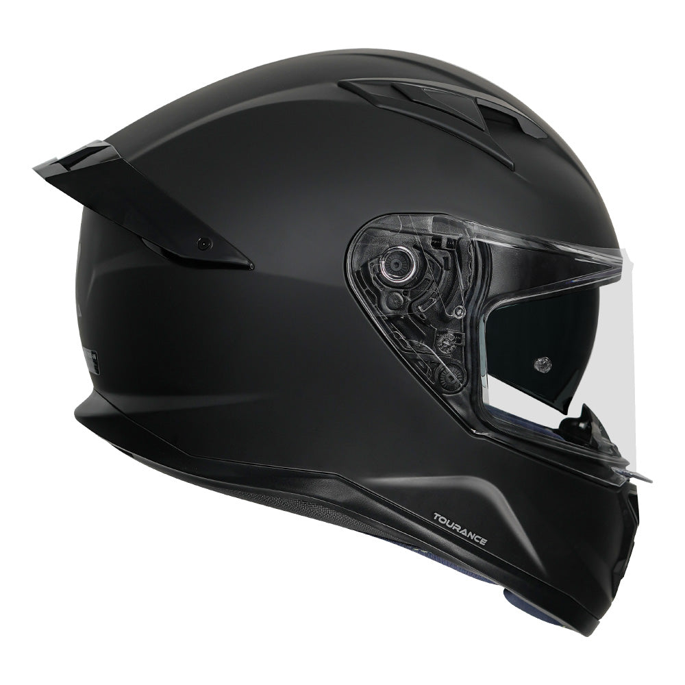 Matte black helmet bike hot sale