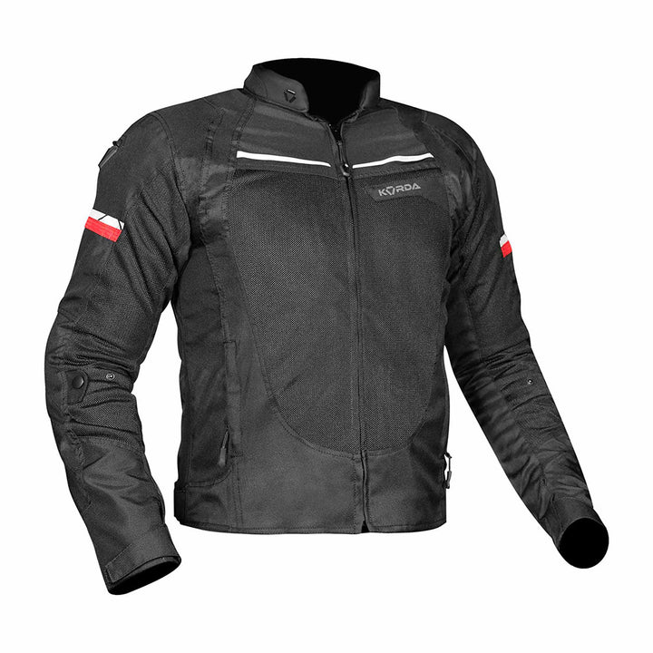 Korda edge 2.0 riding jacket red front