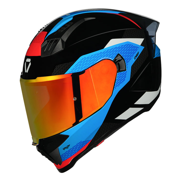 Korda Evo Chief Helmet black blue with revo visor