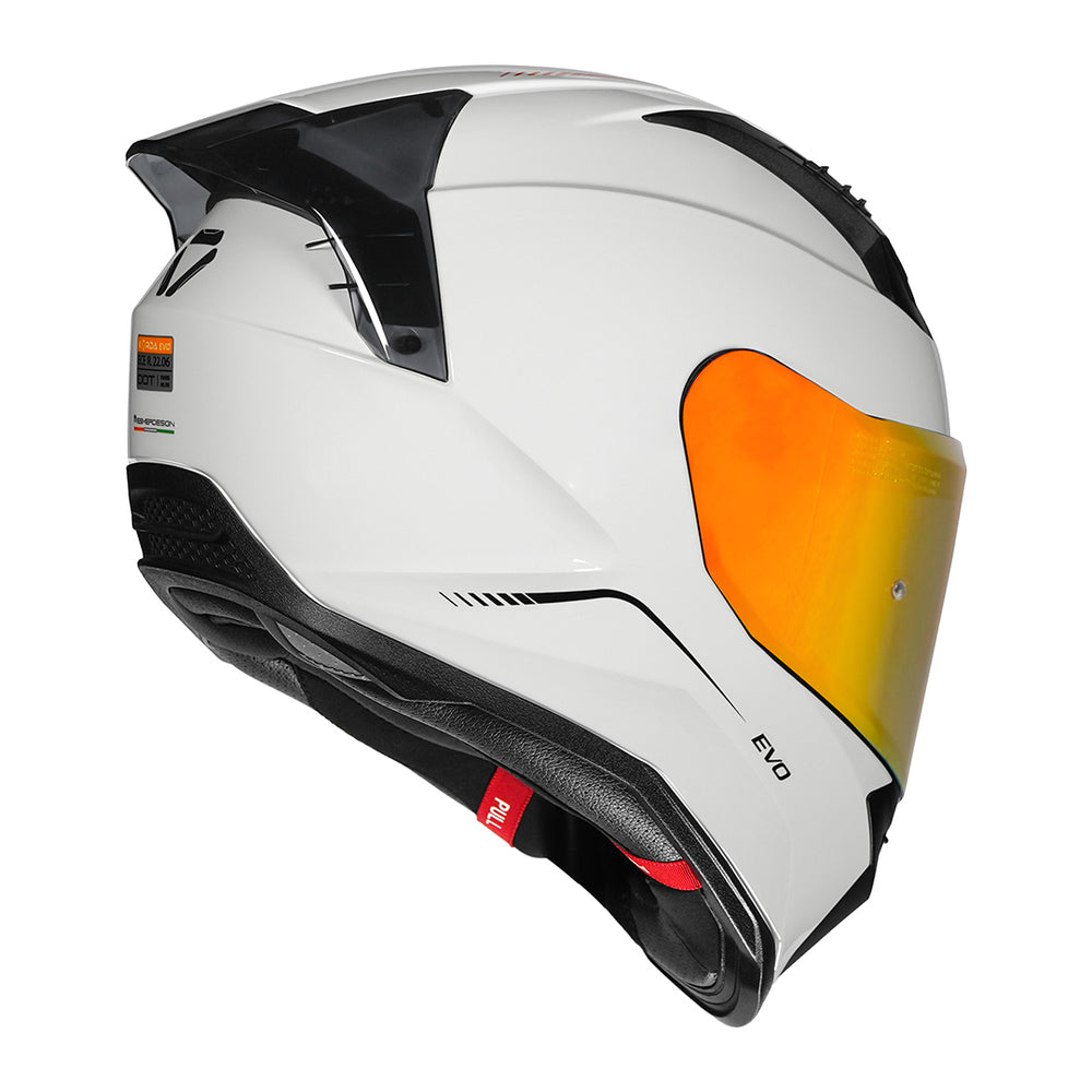 Korda Evo Solid White Helmet with Revo visor