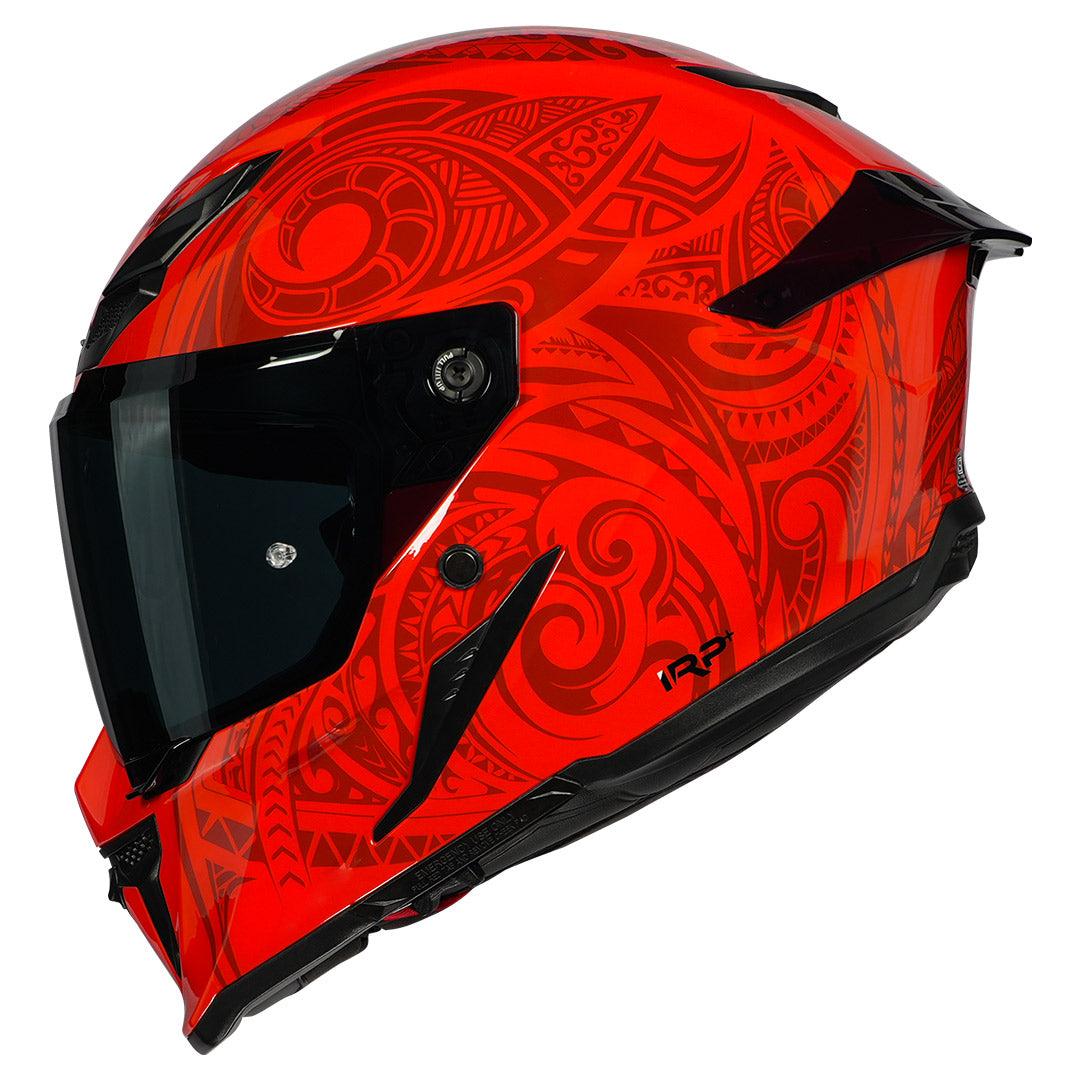 Korda Icon Maori Helmet gloss red side