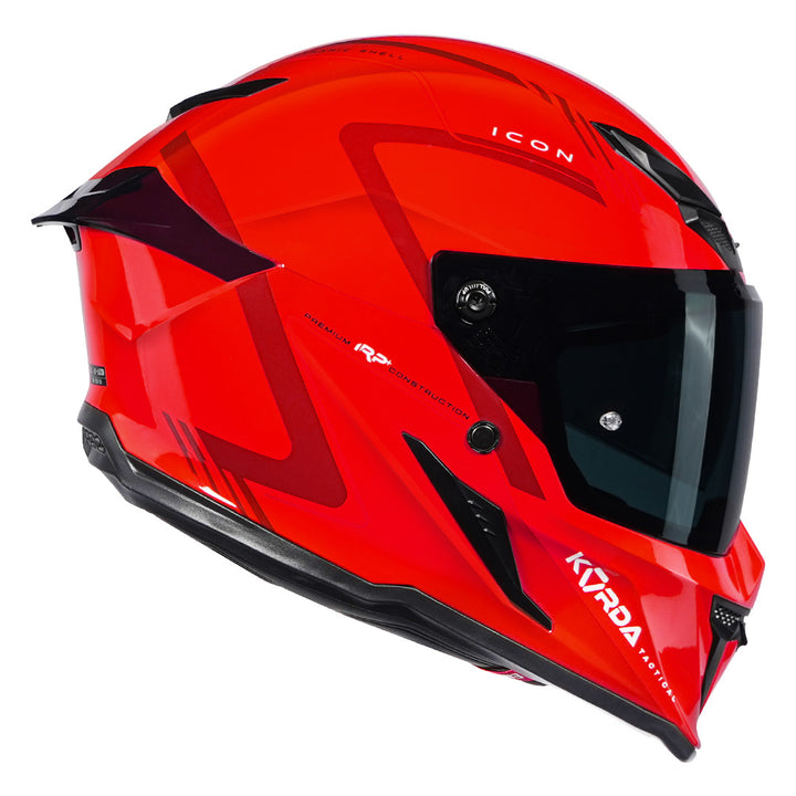 Korda Icon Nero Helmet gloss red side
