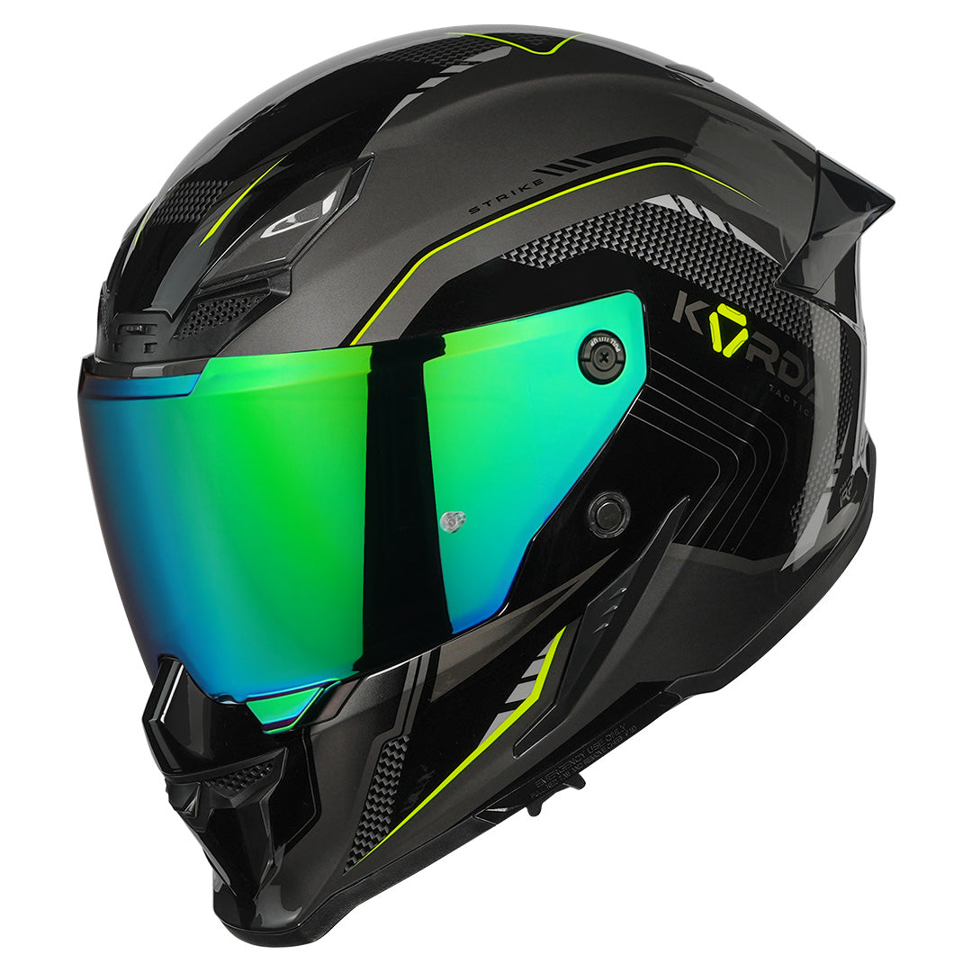 Korda Icon Strike Helmet with revo green visor