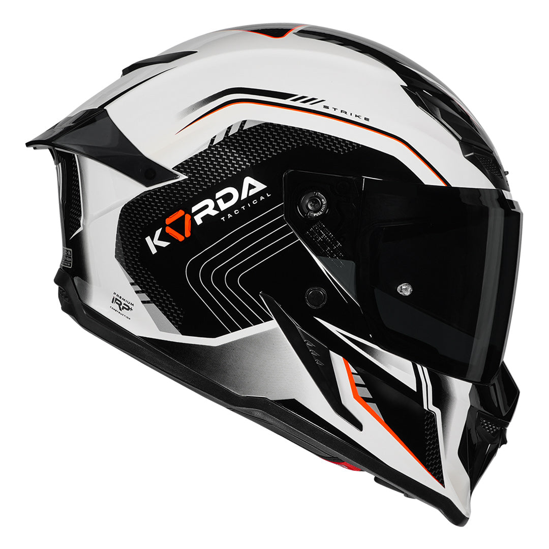 Korda Icon Strike Helmet  fluorescent orange side