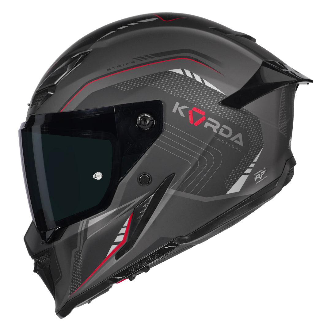 Korda Icon Strike Helmet Matt Red side
