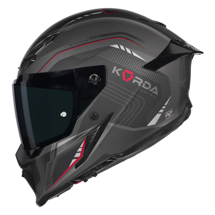 Korda Icon Strike Helmet Matt Red side