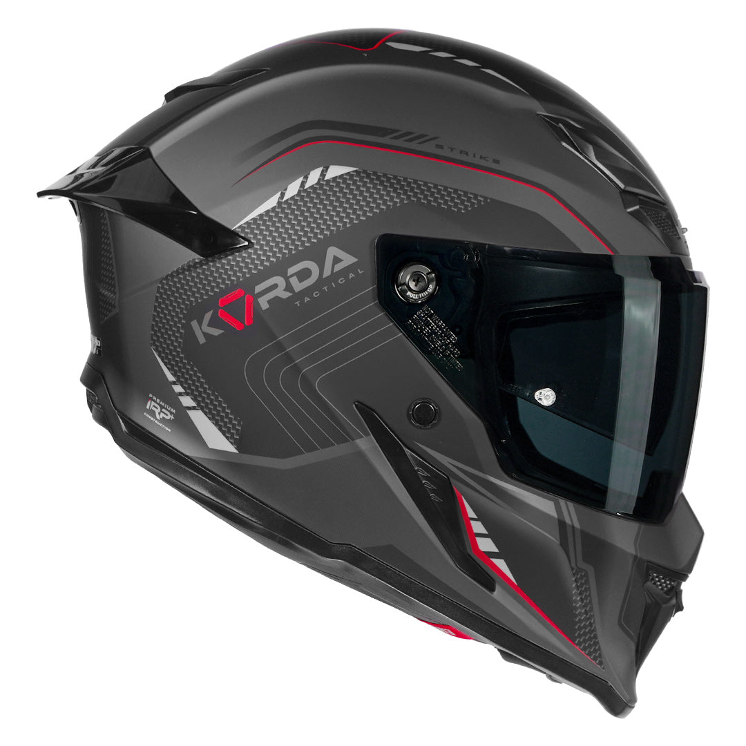 Korda Icon Strike Helmet Matt Red side
