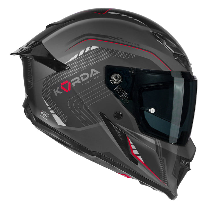 Korda Icon Strike Helmet Matt Red side