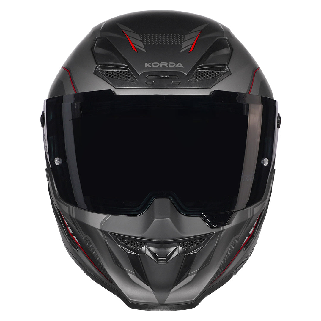 Korda Icon Strike Helmet Matt Red front