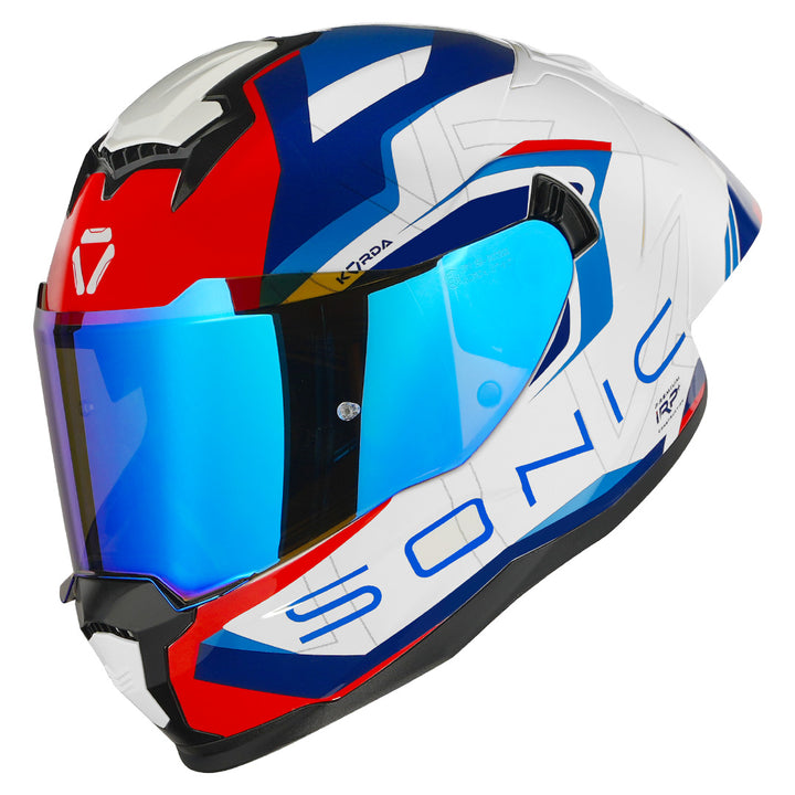 Korda Sonic GP Roadlion Helmet (Blue)