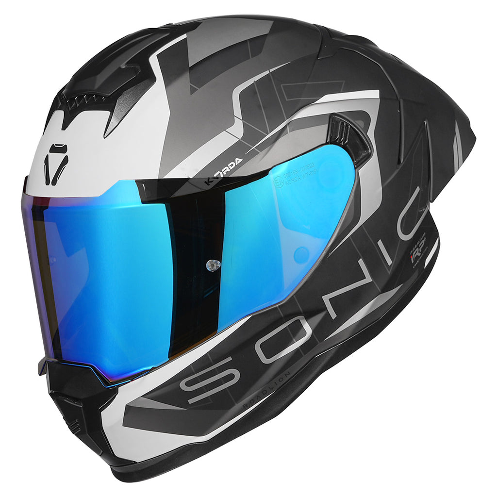 Matt Korda Sonic GP Roadlion Helmet Grey
