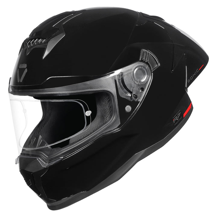 Korda Sonic Solid Gloss Black Helmet