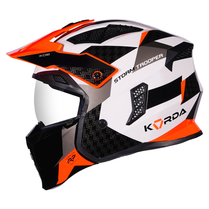 Korda StormTrooper Xoe Helmet (Fluorescent Orange) side
