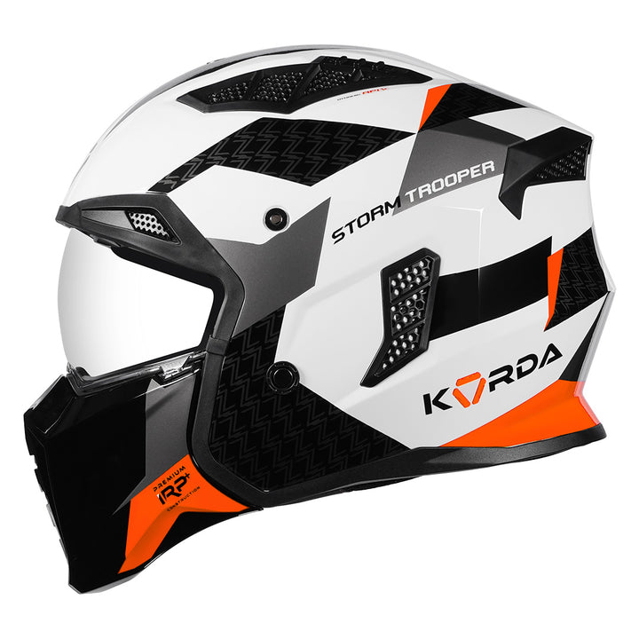 Korda StormTrooper Xoe Helmet (Fluorescent Orange) without peak