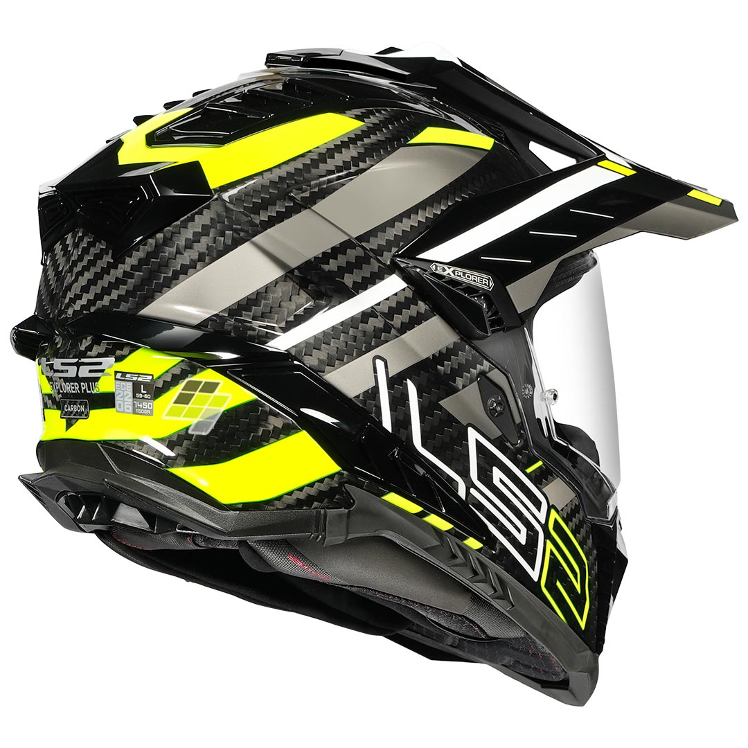 ls2 explorer carbon focus helmet LS2 MX701 Explorer Edge Carbon Dual-Sport Helmet