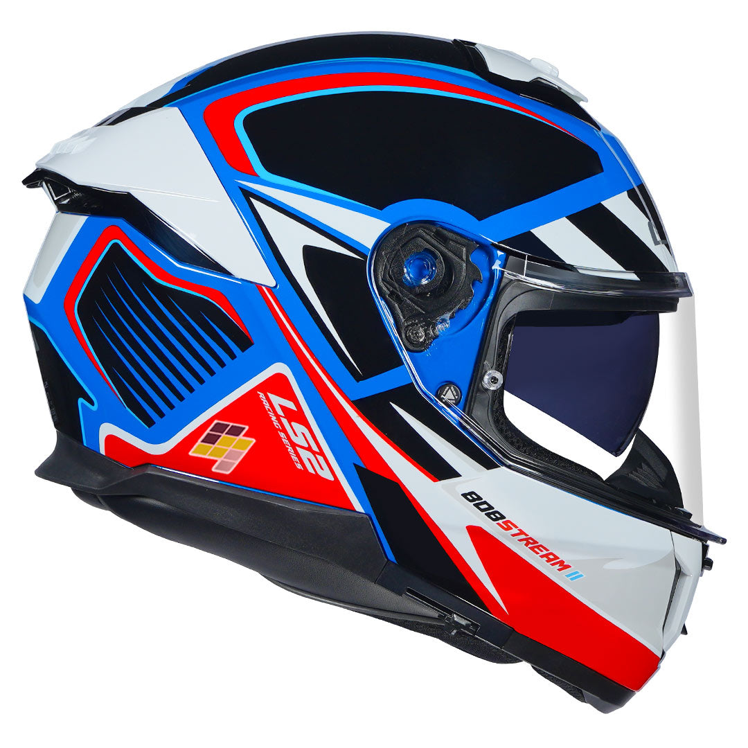 LS2 FF320 Stream 2 Xtrenta Helmet blue red