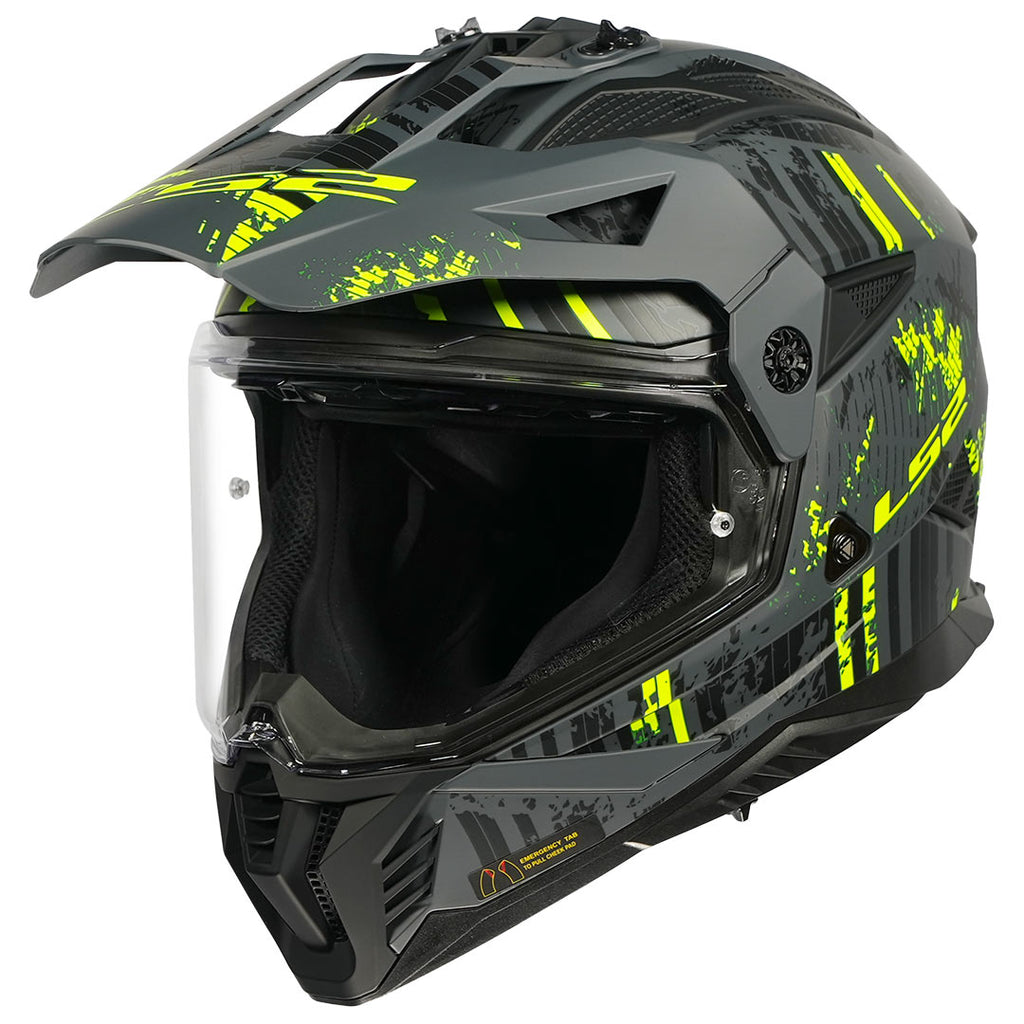 ls2 dual sport helmet india LS2 MX436 Pioneer 2 Crazy Dual Sport Helmet