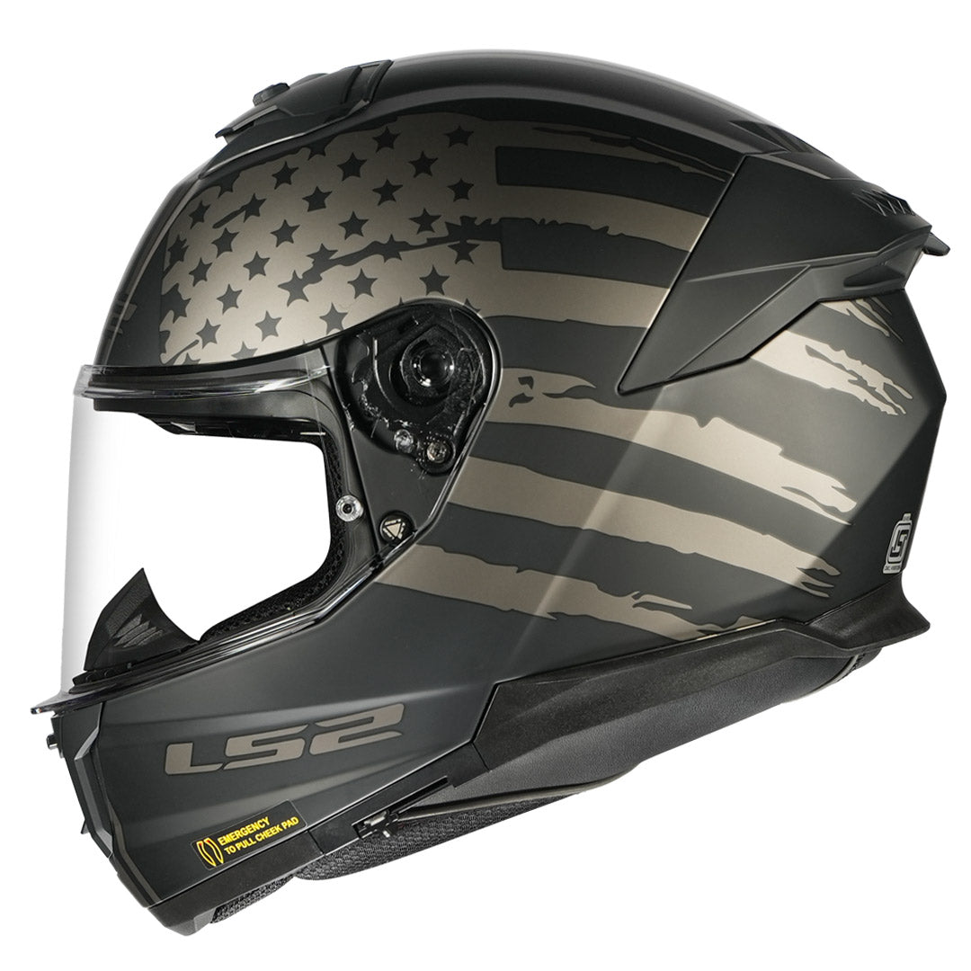 LS2 FF320 Stream Flag Helmet - Main Image