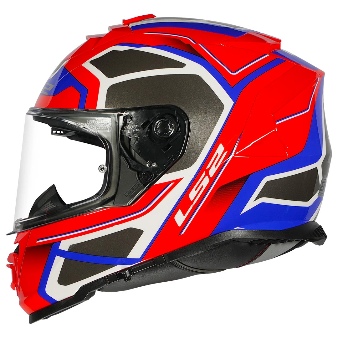 LS2 FF800 Storm 2 Faster Helmet red & blue side