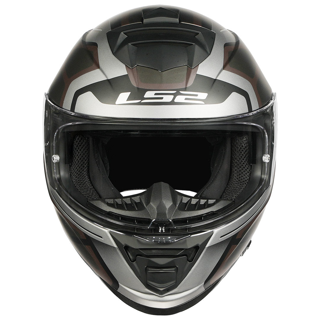LS2 FF800 Storm 2 Faster Helmet matt titanium front