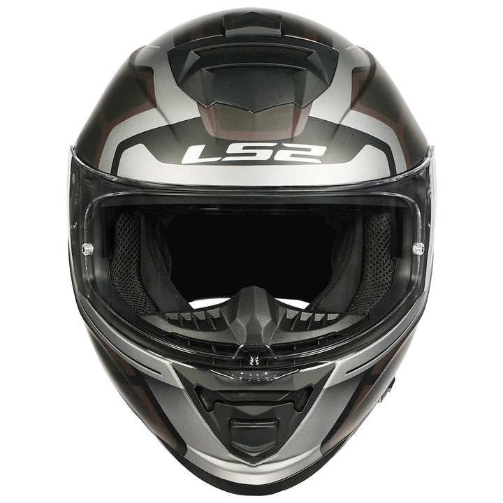 LS2 FF800 Storm 2 Faster Helmet matt titanium front