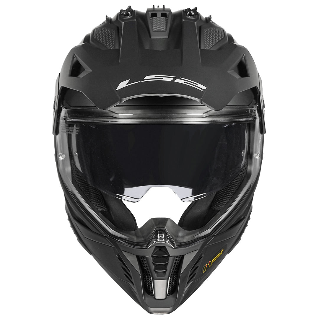 LS2 Pioneer Solid Dual Sport Helmet