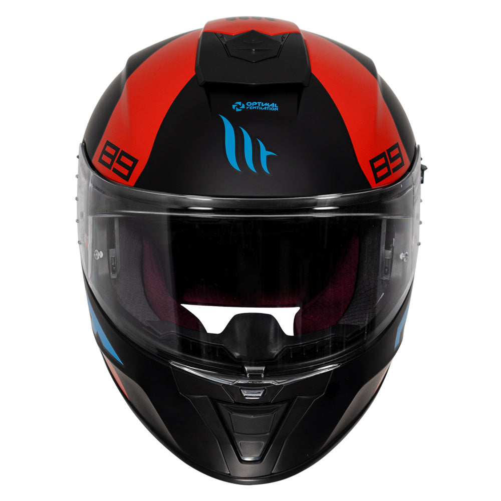 MT Helmet Blade 2SV 89 blue front