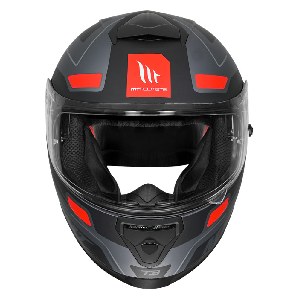 MT Thunder3 Pro Atwell Helmet matt grey front