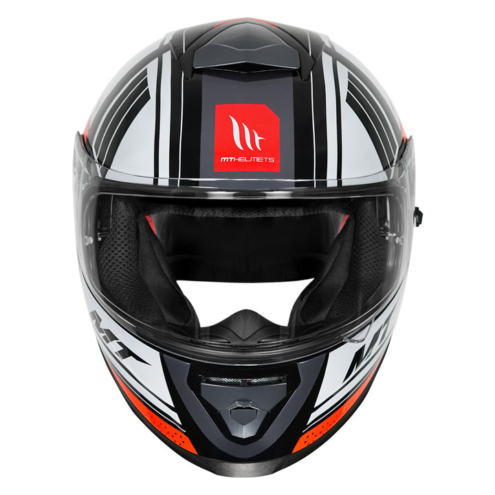 MT Thunder3 Pro Open Helmet orange front