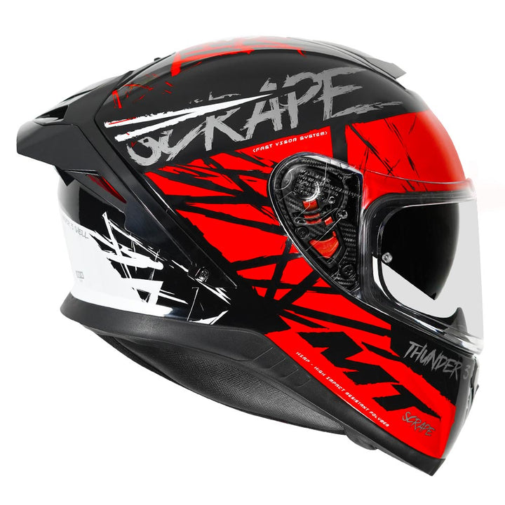 MT Thunder3 Pro Scrape Helmet red