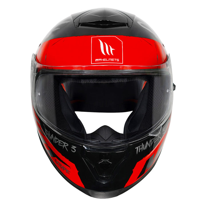 MT Thunder3 Pro Scrape Helmet red front