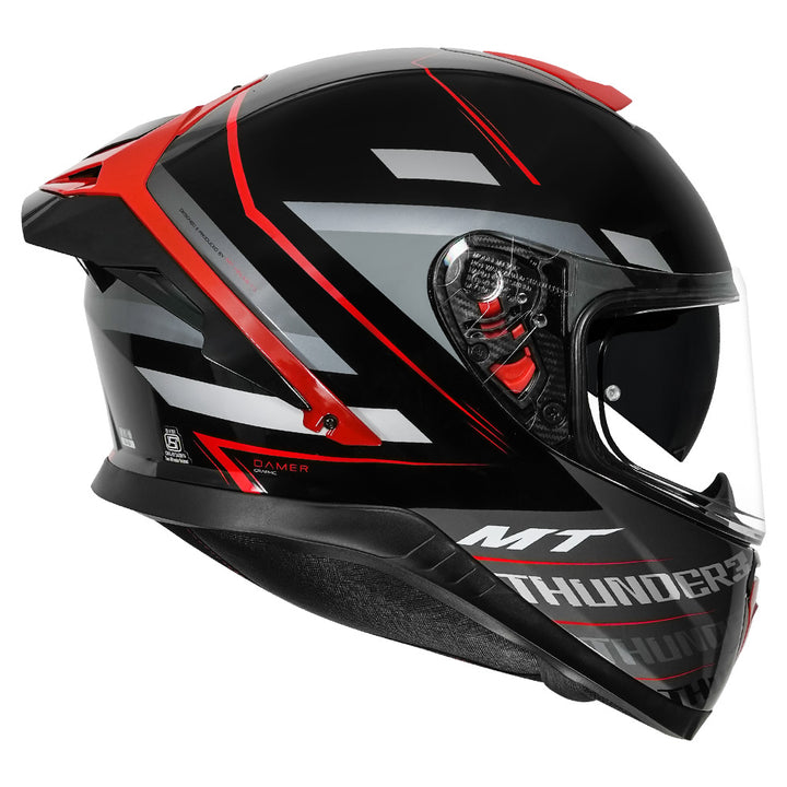MT Thunder3 Pro Damer Helmet black & red