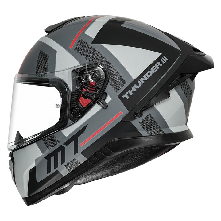 MT Thunder3 Pro Pulsion Helmet matt black side