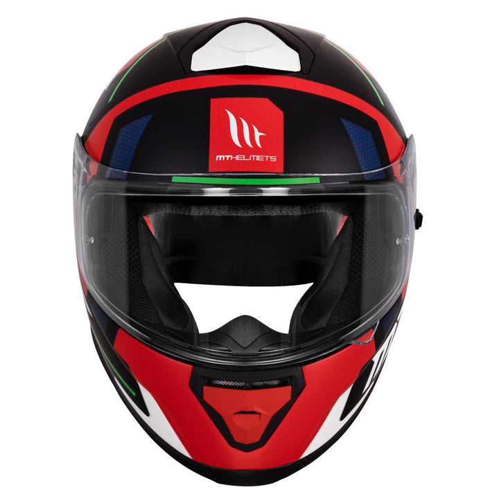 MT Thunder3 Pro Pulsion Helmet matt red front