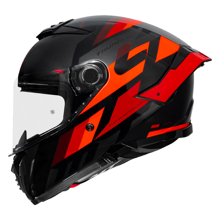 MT Thunder4 Ergo Helmet red side