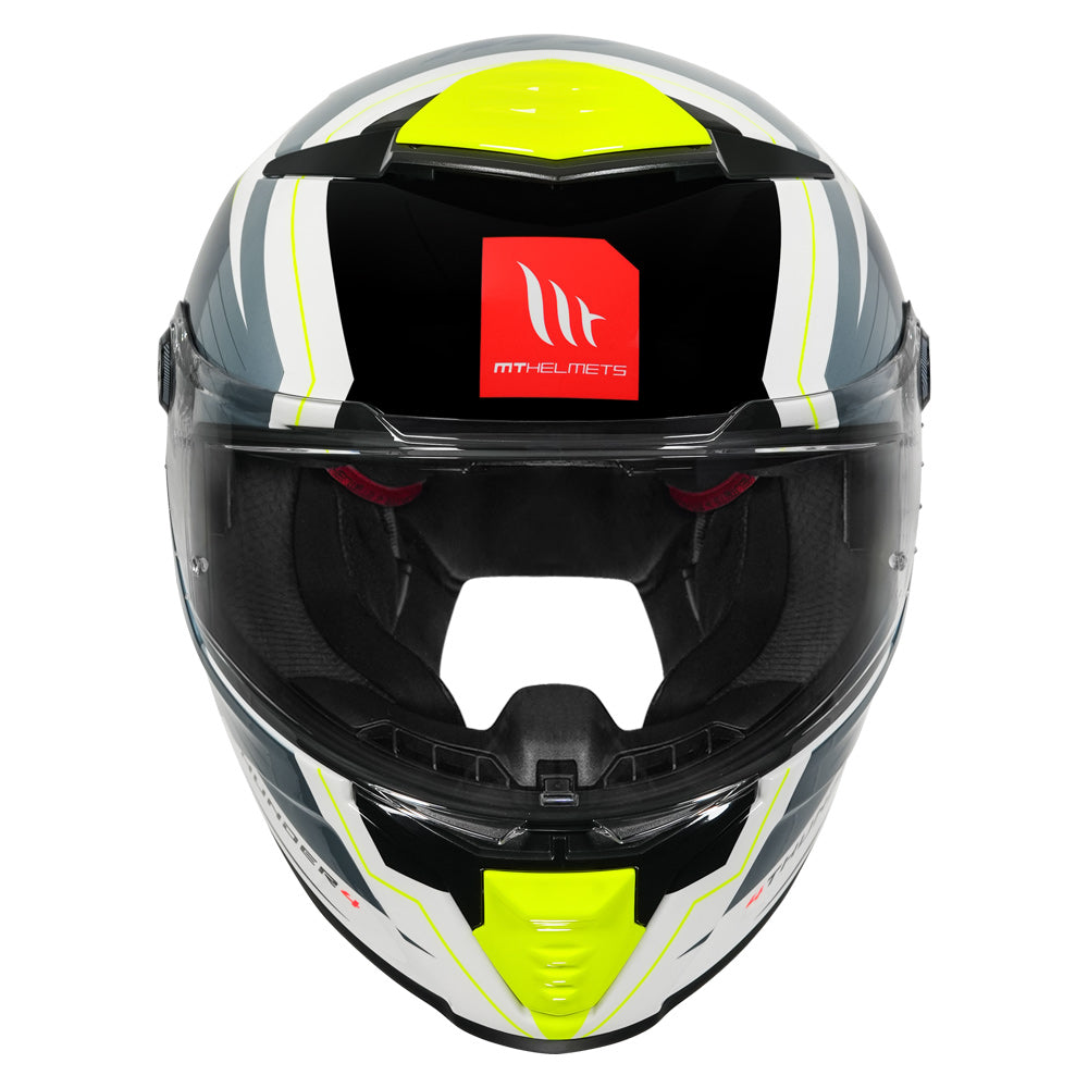 MT Thunder4 Pental Helmet blue front