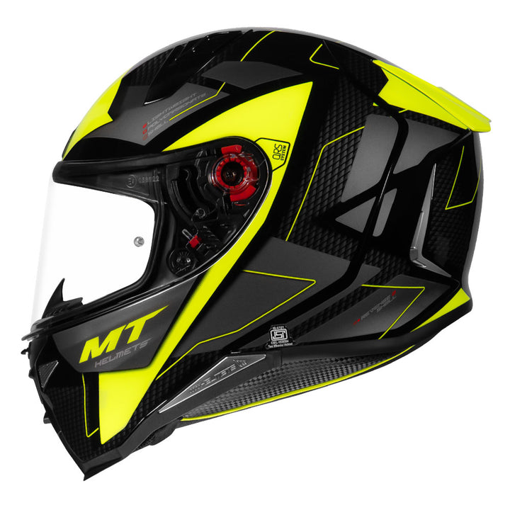 MT Revenge 2 Imperium Helmet fluorescent yellow side