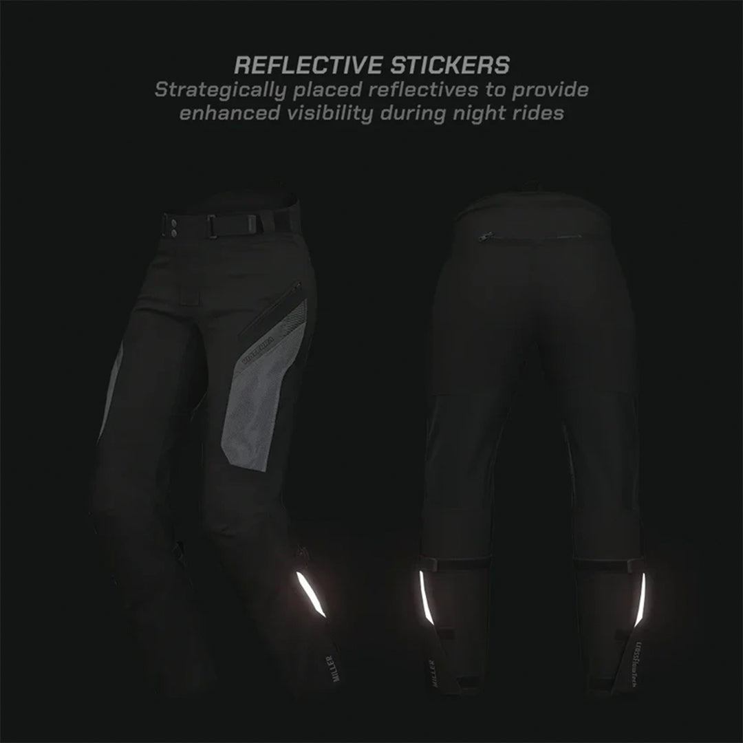 ViaTerra Miller Street Mesh Riding Pant reflective strip