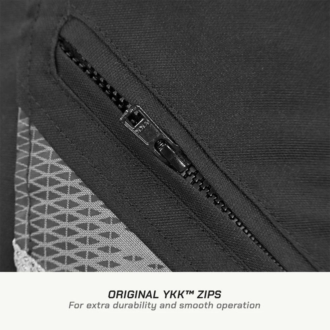 ViaTerra Miller Street Mesh Riding Pant YKK zippers