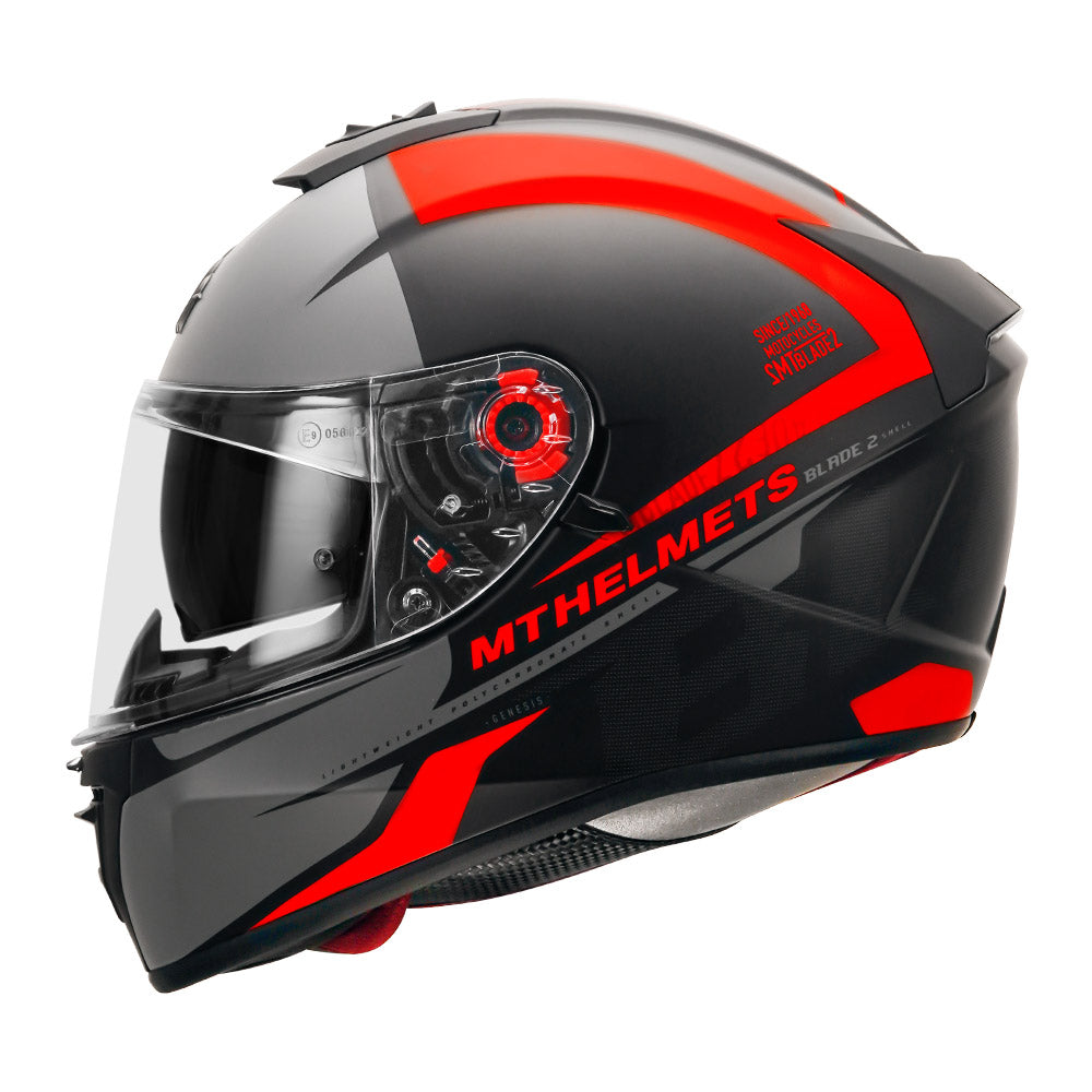 MT Blade 2SV Genesis Helmet matt red side