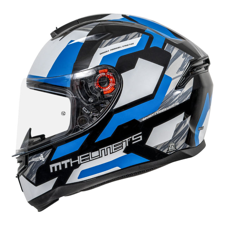 MT Hummer Scratch Helmet blue side
